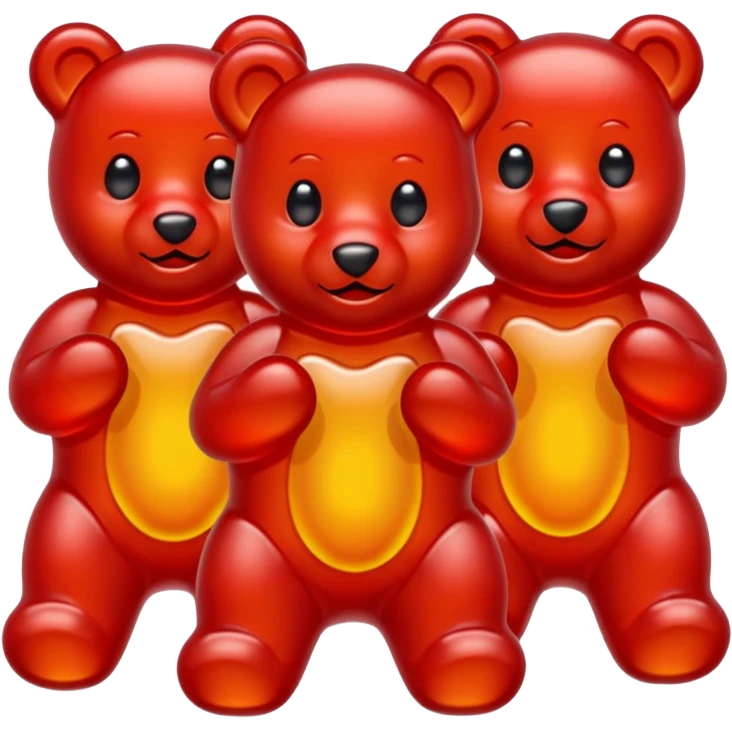 red Gummy Bears emoji