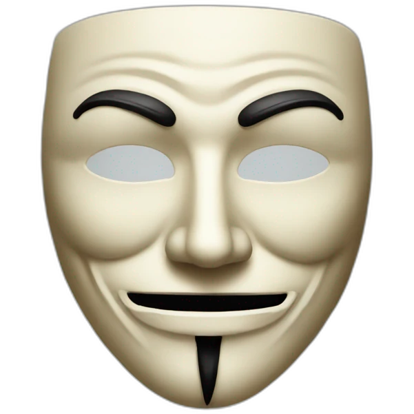 mask anonymous emoji