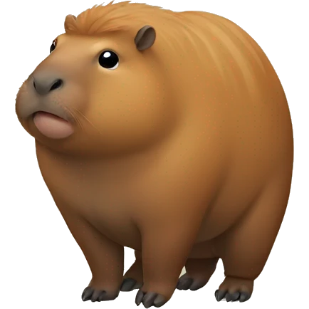 A fat capibara emoji