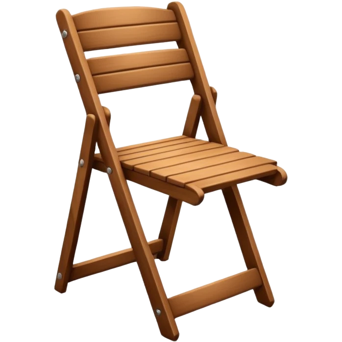 Chair folding emoji