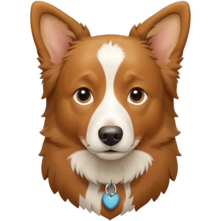 Tan Border Collie emoji