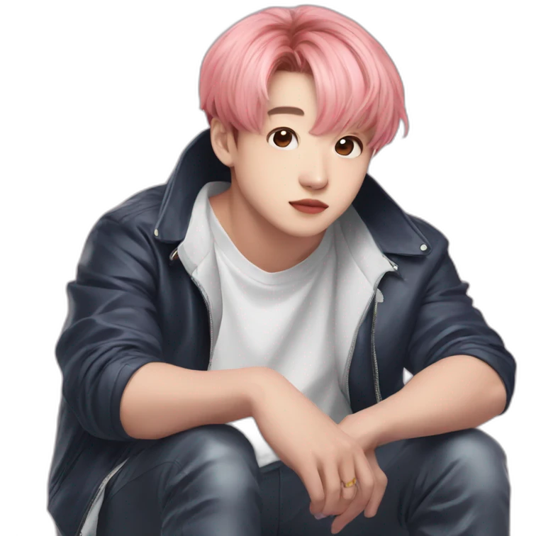 Jungkook as pig emoji