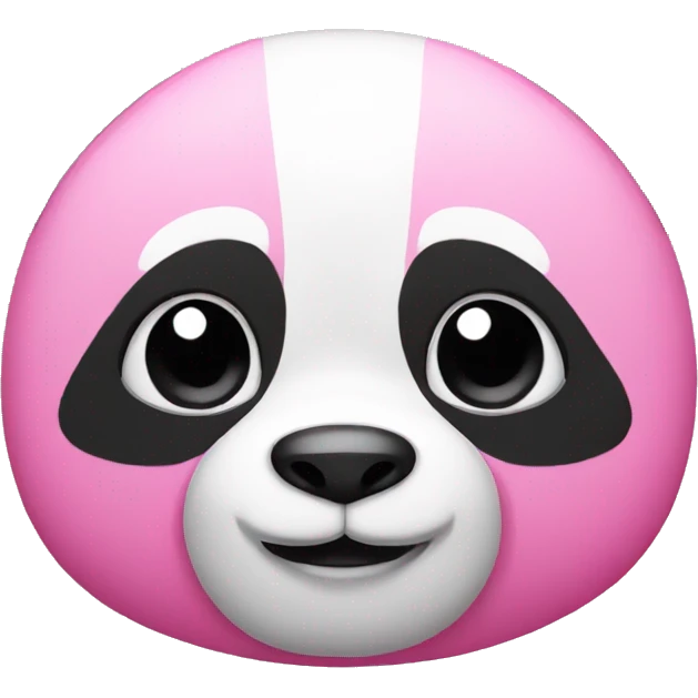 Pink panda emoji