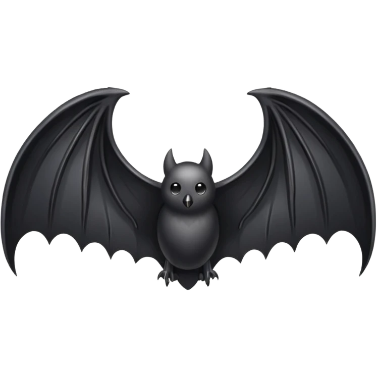 Bat wing and angel wing emoji