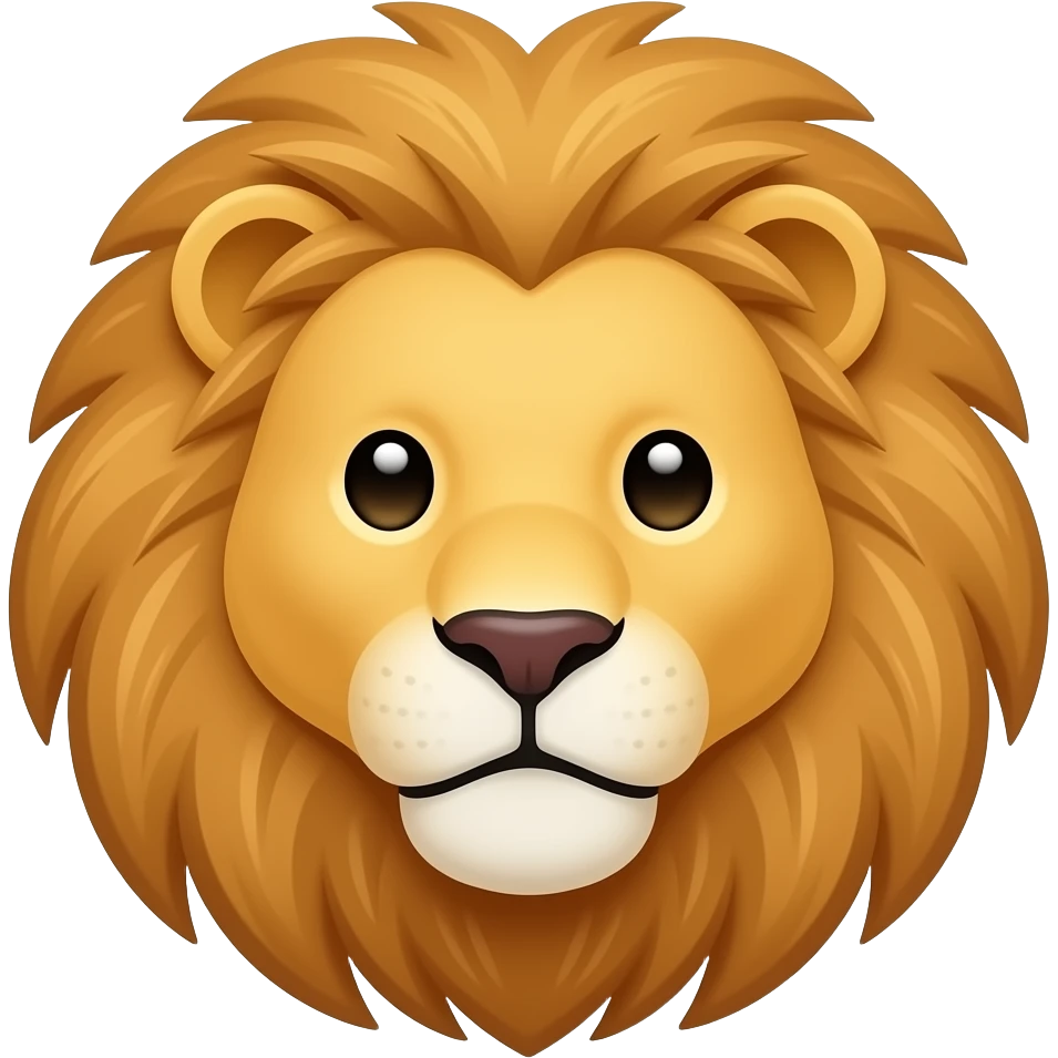 lion face emoji