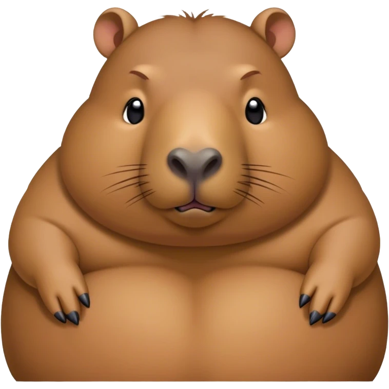 Chill dude fat capybara meme emoji