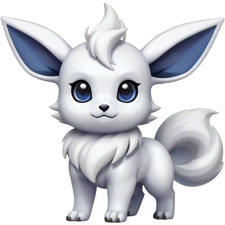 Epic Shiny Cool Cute Kawaii Eevee-Absol-Pokemon Full Body emoji