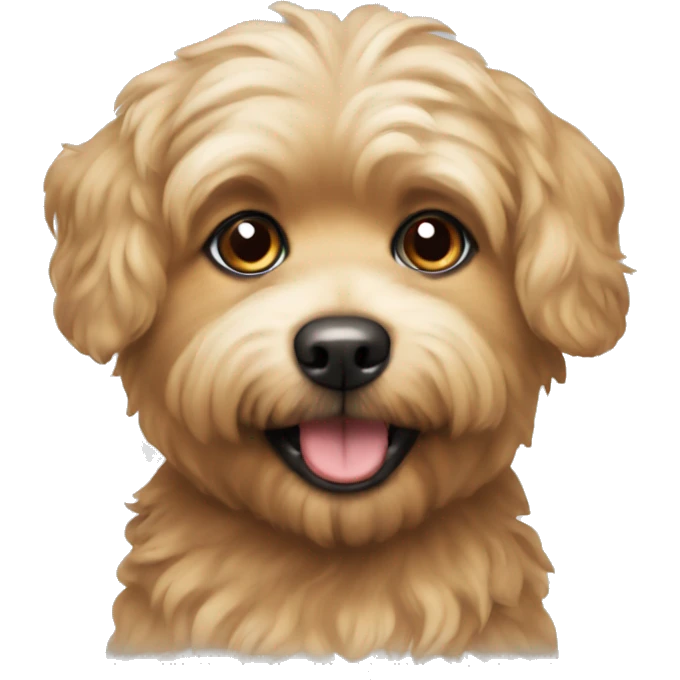 A pomapoo dog  emoji