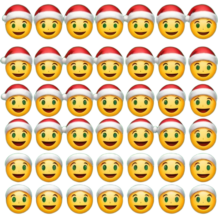 make christmas themed emojis emoji