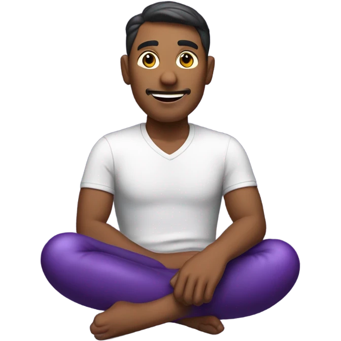 Man riding eggplant emoji