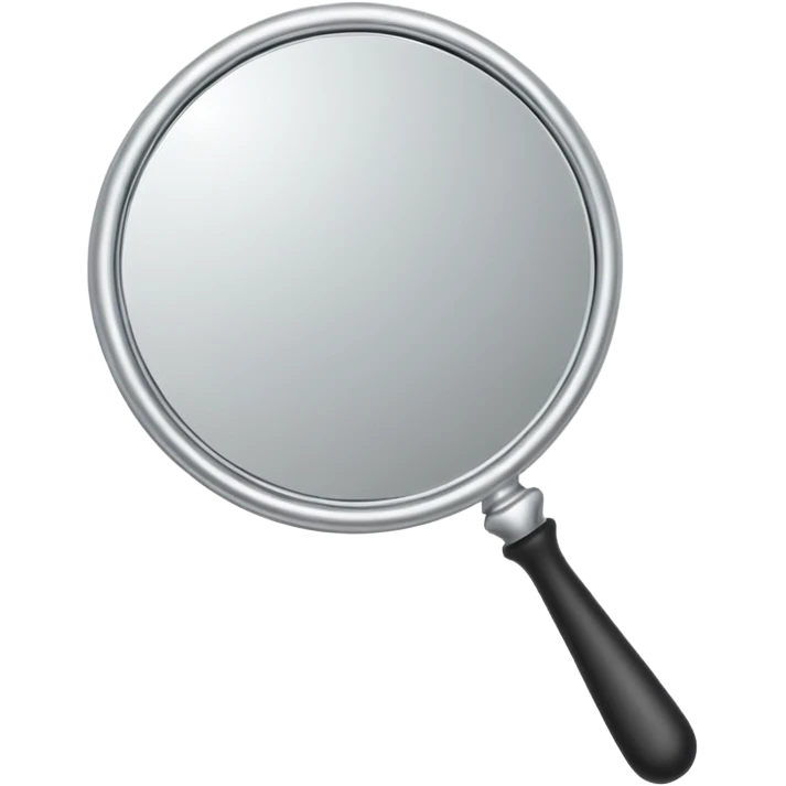 Hand mirror emoji