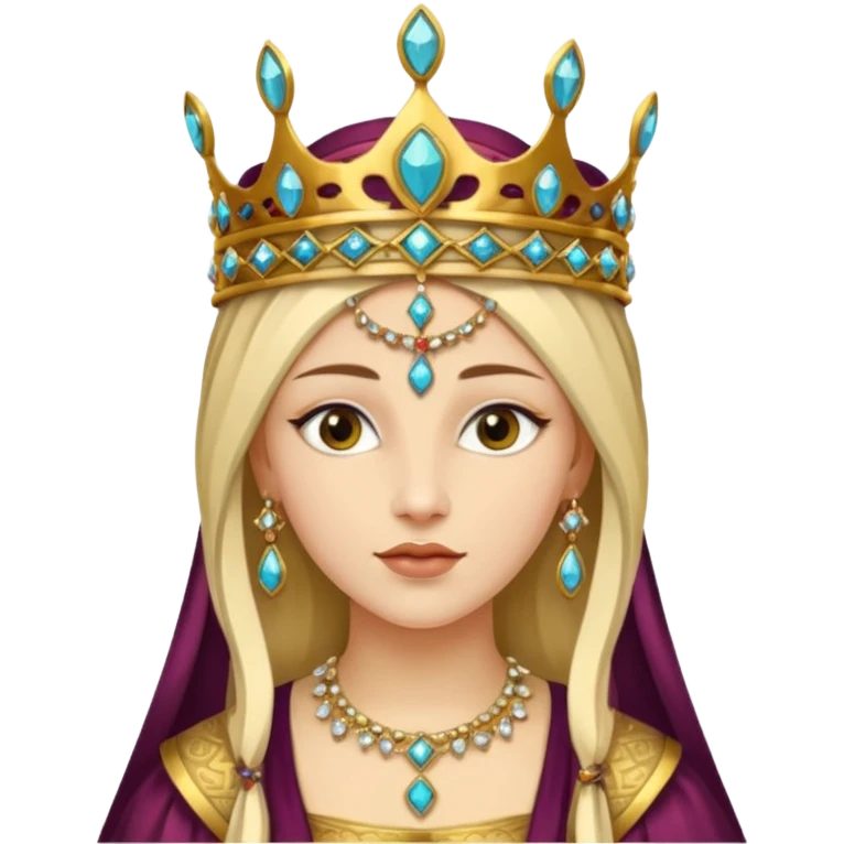  portrait of a Renaissance woman emoji
