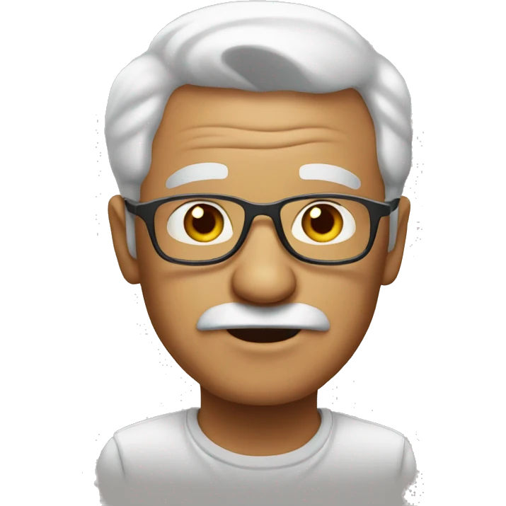 Cool grandpa emoji