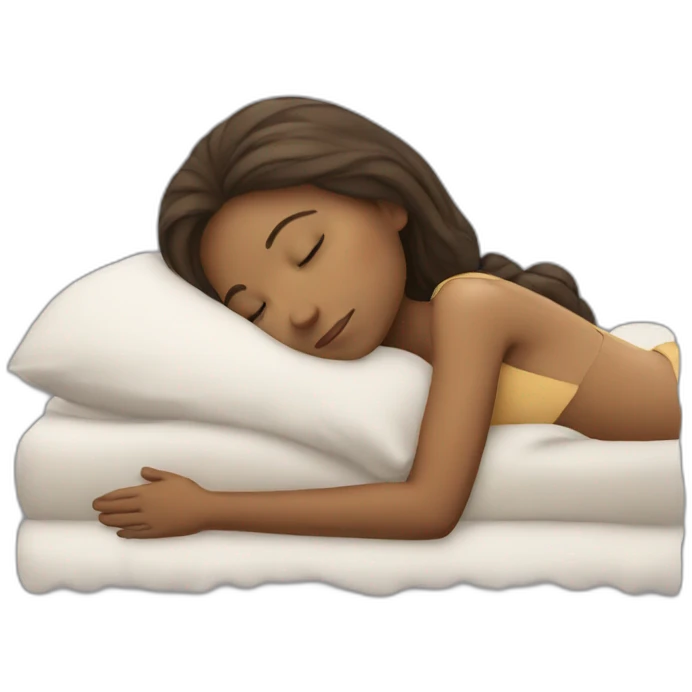 girl sleeping emoji