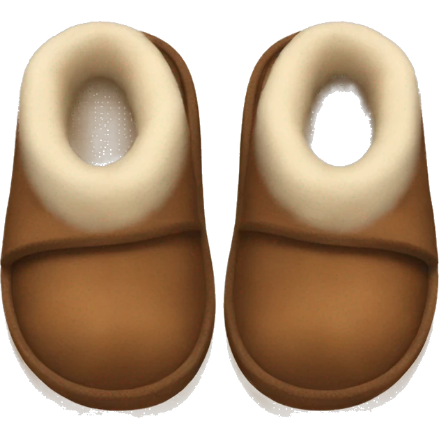 Brown Ugg slippers emoji