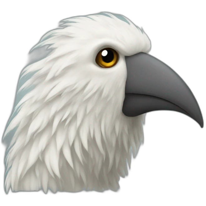 yetti bird long nose emoji