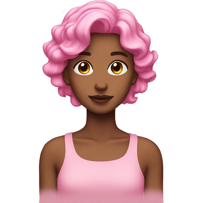 Aesthetic pink emoji
