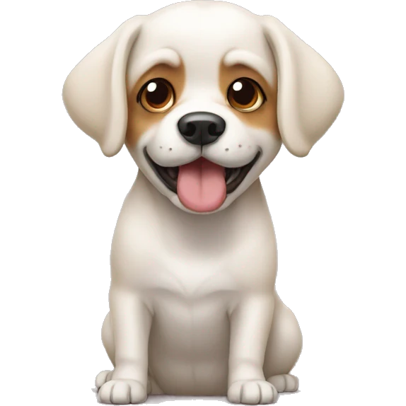 chien qui mange emoji