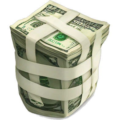 bundle of money  emoji
