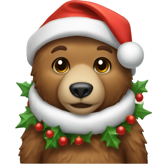 Christmas Bear  emoji