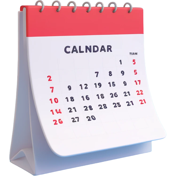 calendar week emoji