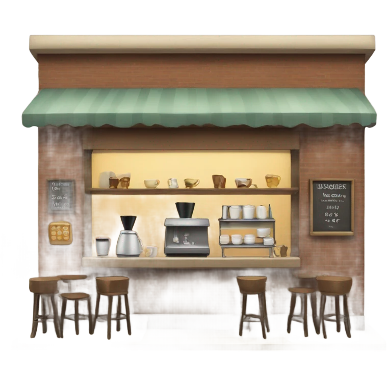 Coffee shop emoji