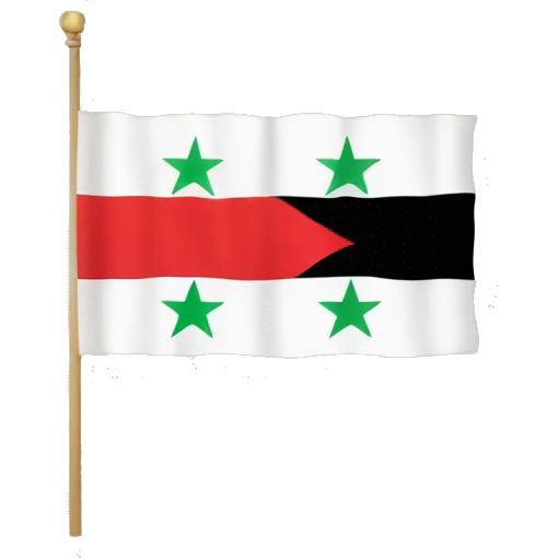 Independent Syria flag year 1932  emoji