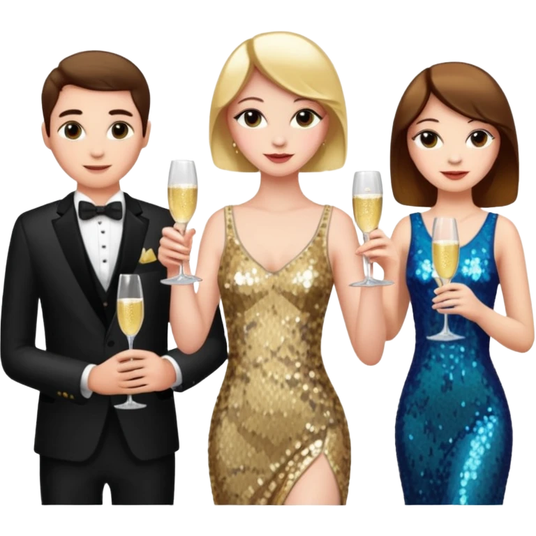 dancer at party with others emoji