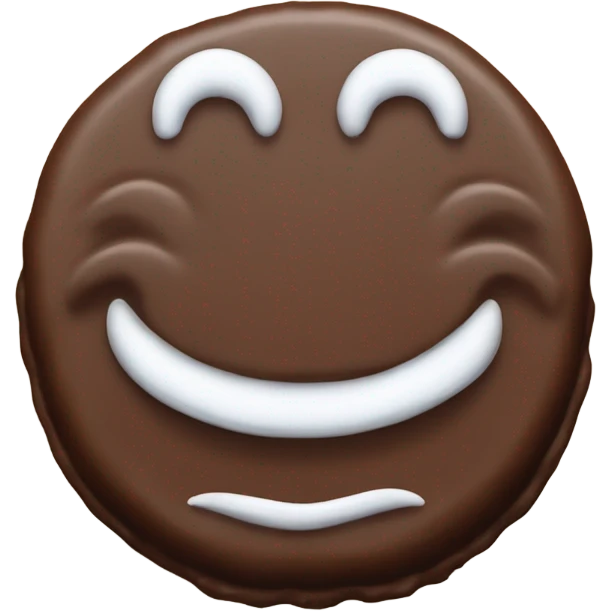 Chocolate moon pie  emoji