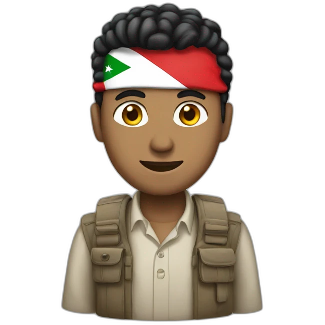Man with Yemen flag emoji
