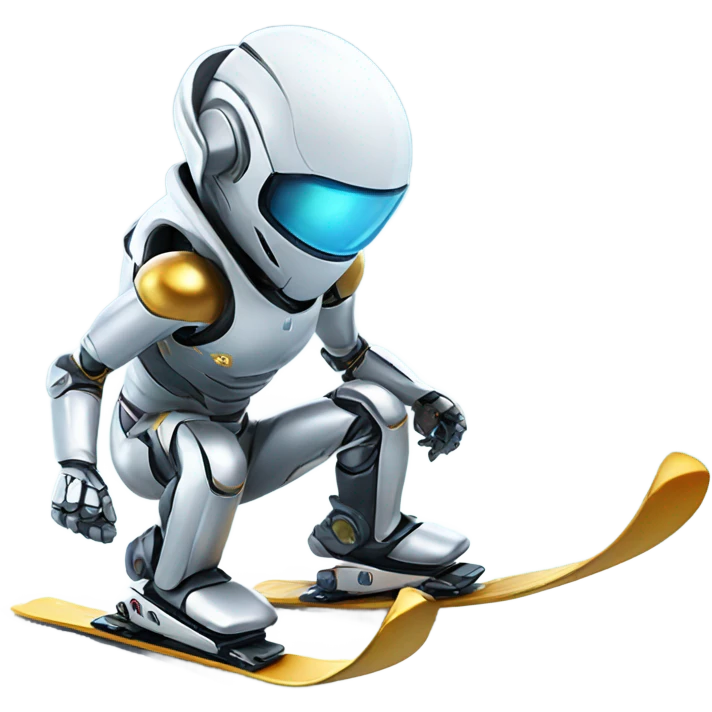 Terminator skiing  emoji