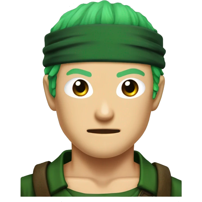 Roronoa zoro emoji