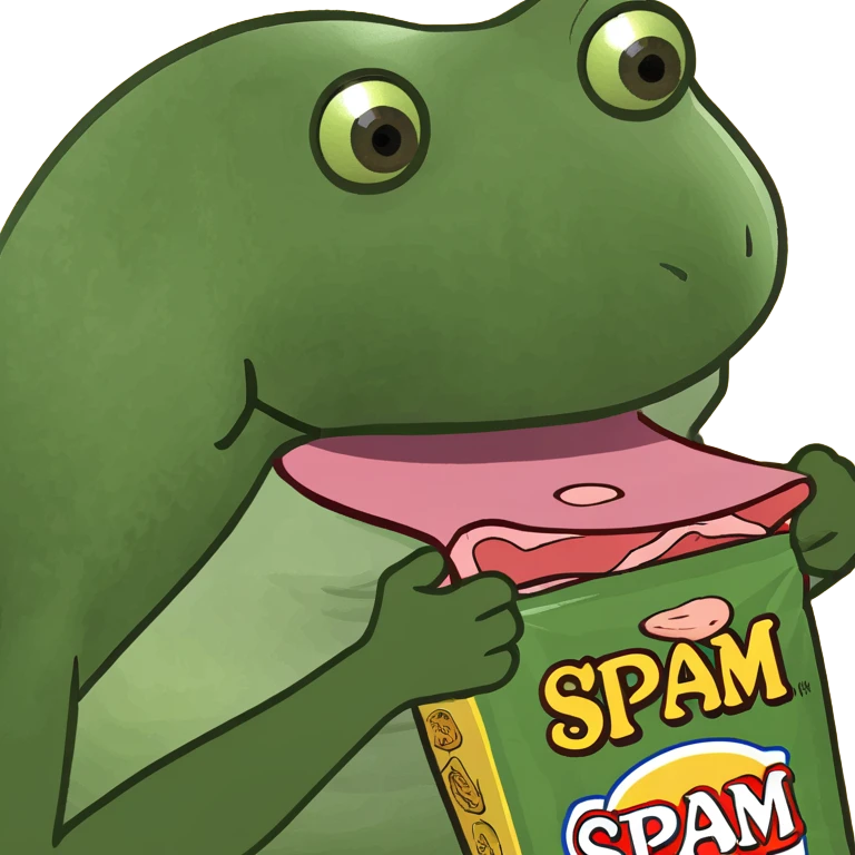 eating SPAM  emoji