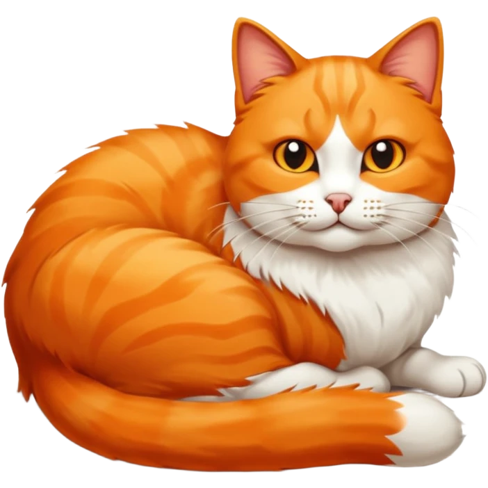 Squashed cat emoji