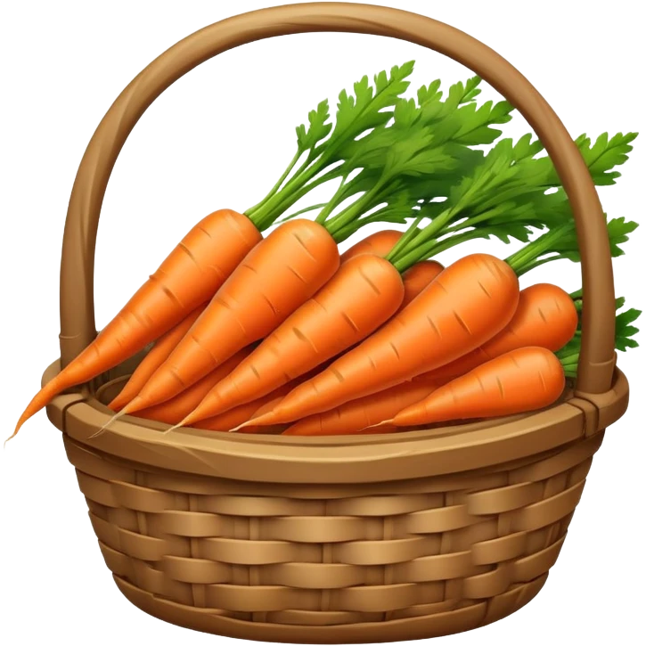 carrot in basket emoji