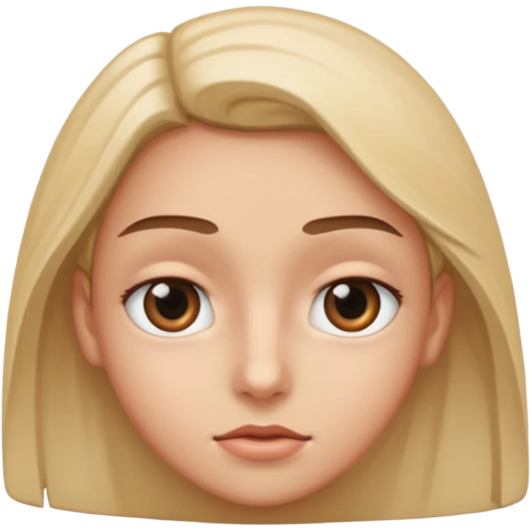 face profile, eyes looking sideway emoji