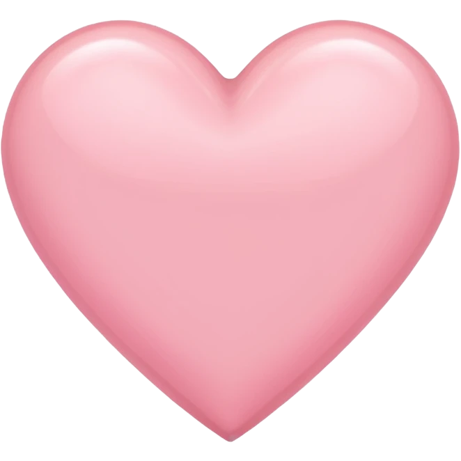 Light pink heart emoji