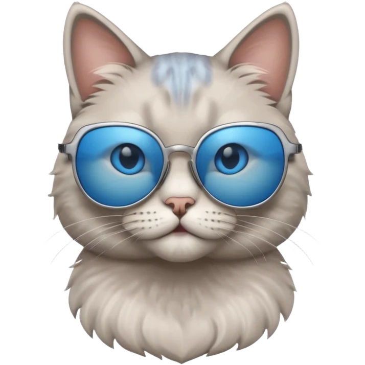 Cat wearing sunglasses emoji