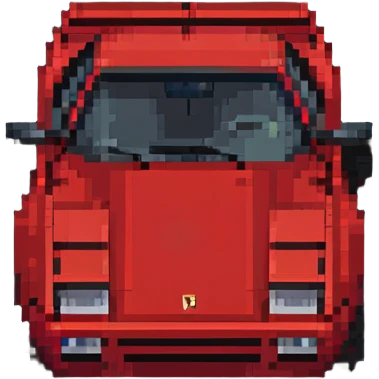 red Ferrari Testarossa emoji