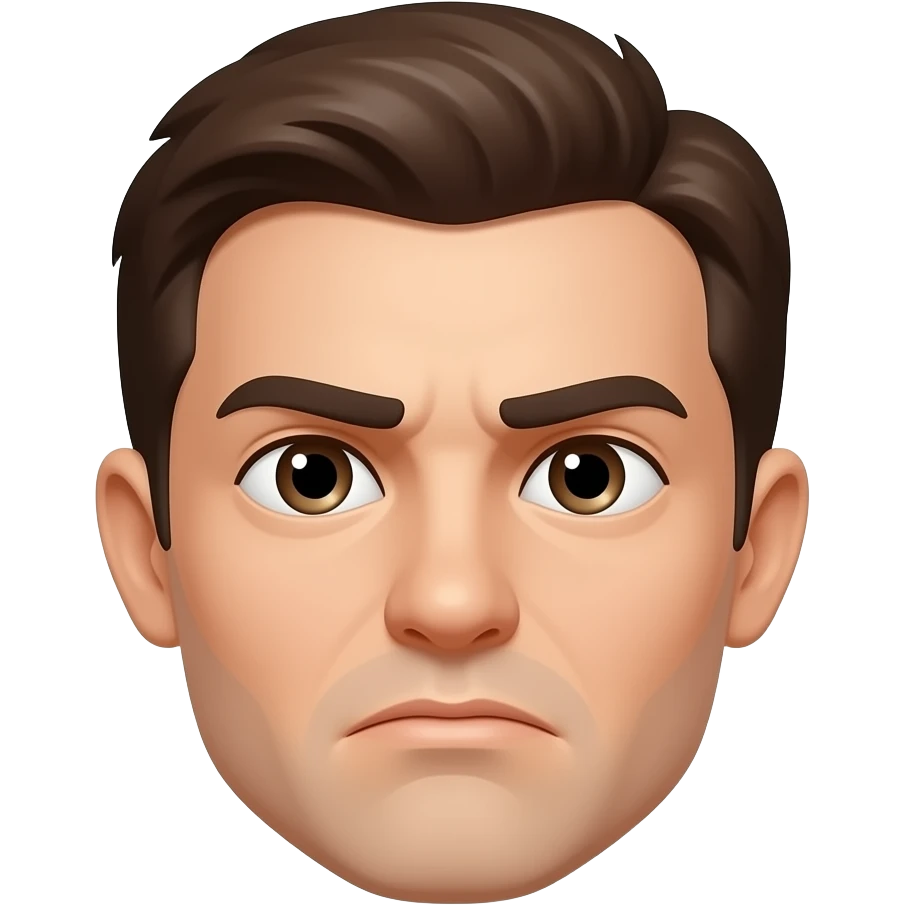 create a face that shows the emotion: I feel left out, but want to make my voice heard emoji