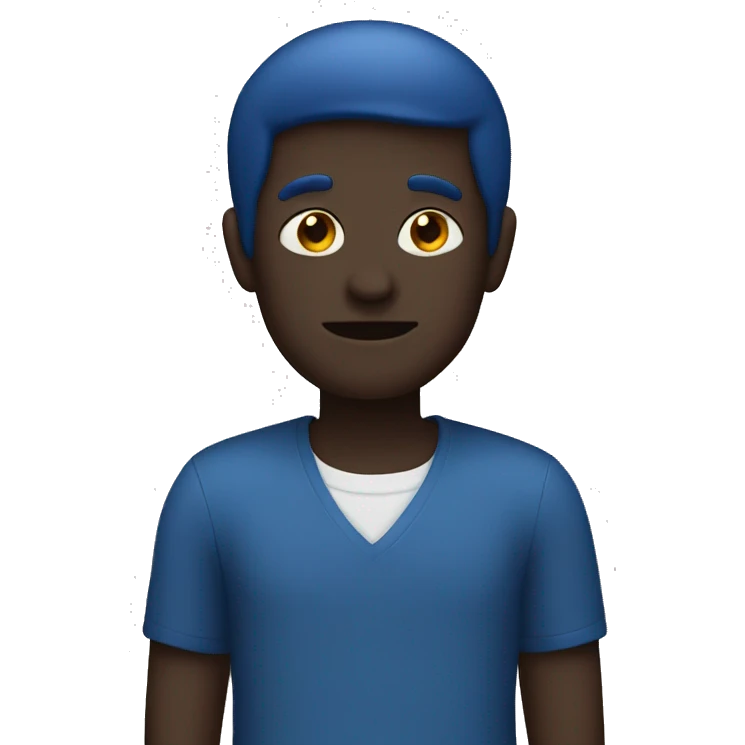 Dark blue emoji  emoji