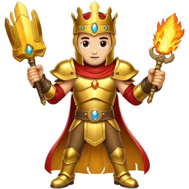 Forge Prince – brass gauntlet + molten belt, Golden Princes. emoji