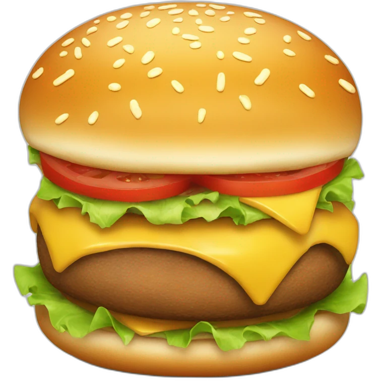 A DELISCIOUS JUICY BURGER emoji