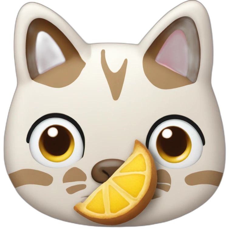 Mischung aus Kuchen und katze emoji