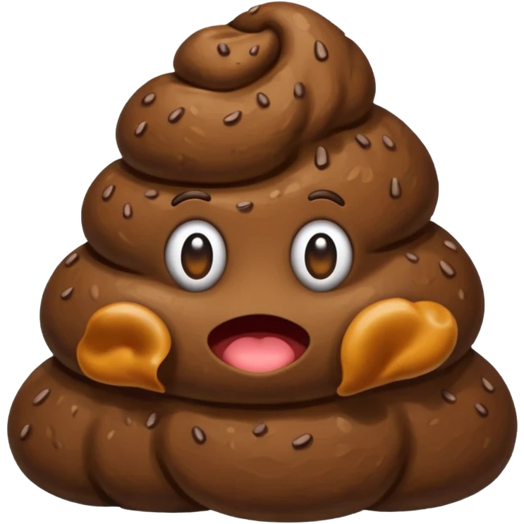 a poop emoji