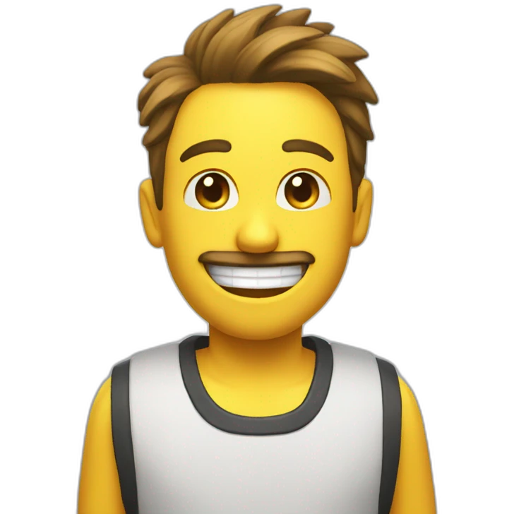 Playstation with smile emoji