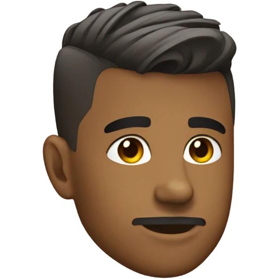 Low taper fade haircut emoji