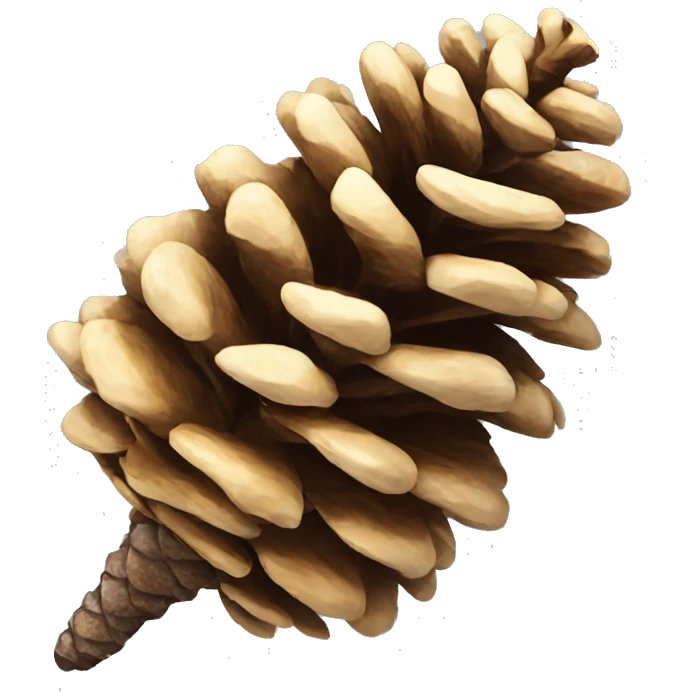Spruce pine cone emoji