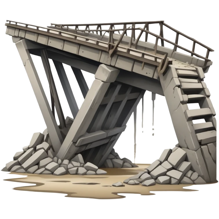 Collapsing bridge  emoji