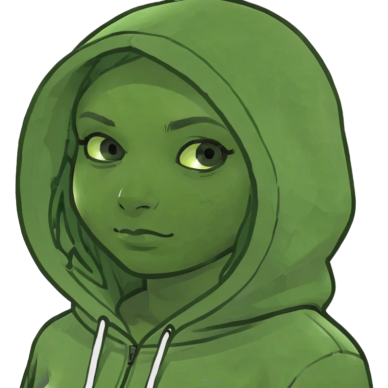 girl in hoody emoji